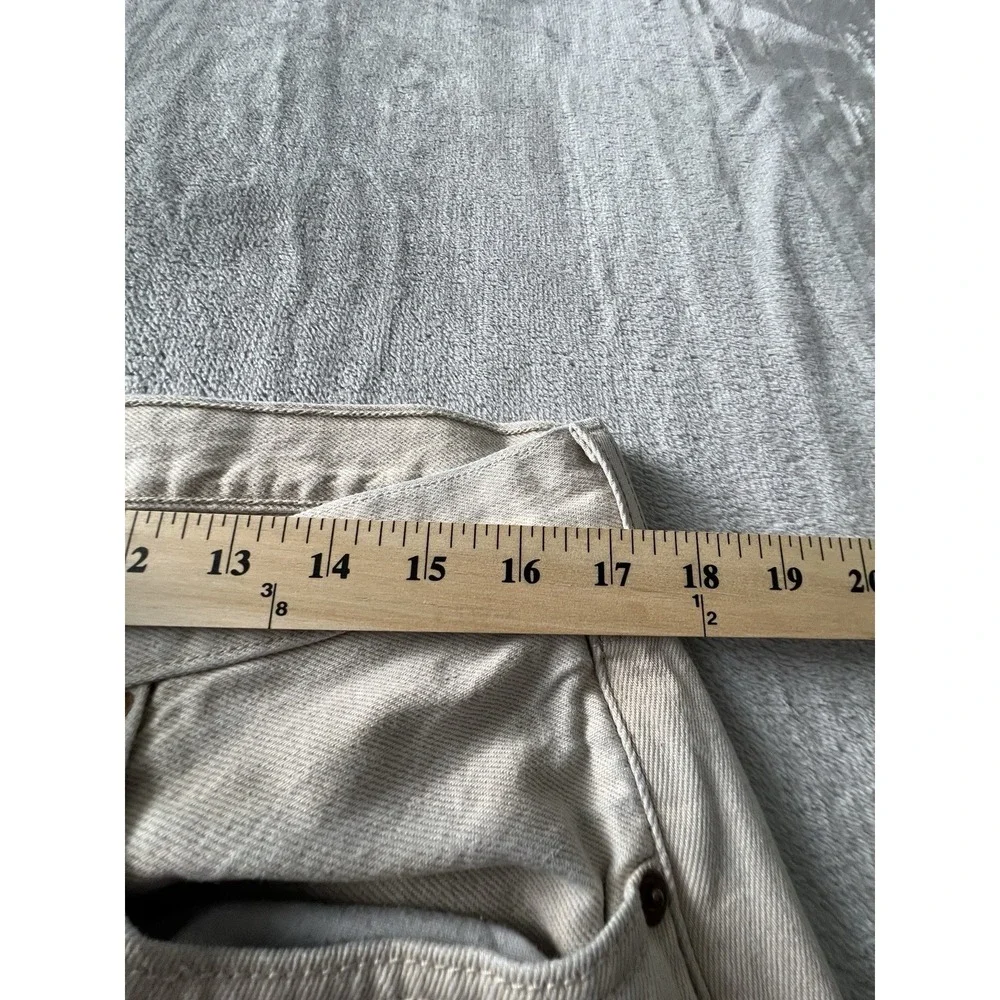 Levi's 501 XX Jeans Mens 38x32 Tan Excellent Straight Leg Button Fly Denim Pants